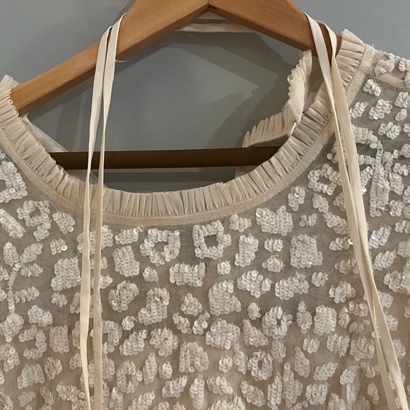 BHLDN needle and thread Annie sequined mini dress - Picture 11 of 16